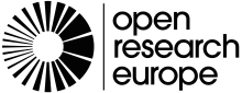 Circular Logo with text open research europe