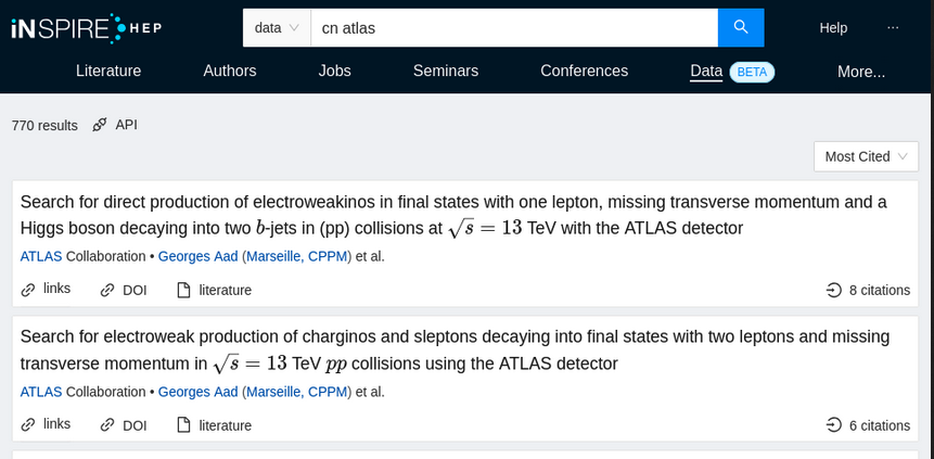 INSPIRE releases new dataset discovery feature